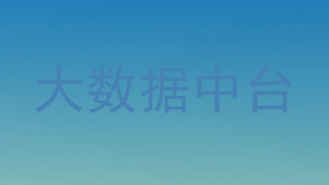 大数据中台