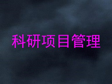 科研项目管理