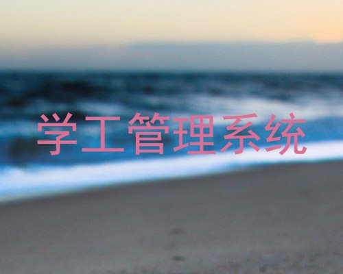 学工管理系统