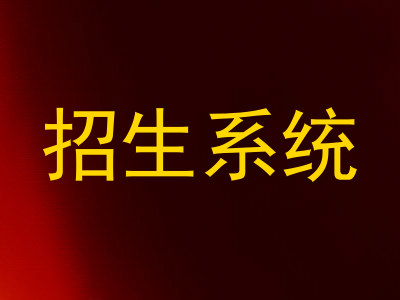 招生系统
