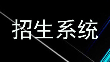 招生系统
