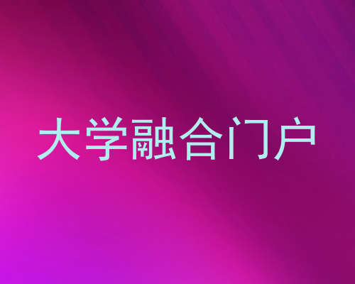 大学融合门户