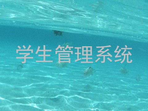 学生管理系统