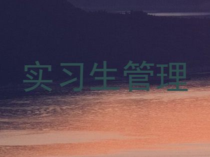 实习生管理