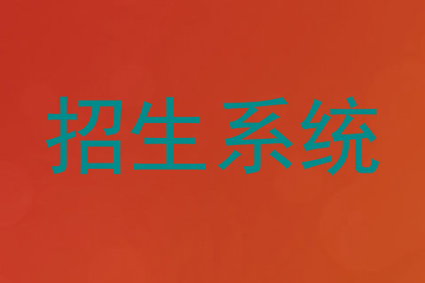 招生系统