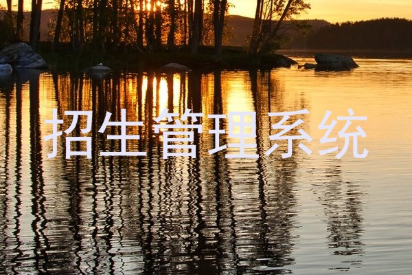 招生管理系统