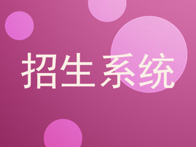 招生系统