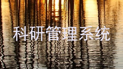 科研管理系统