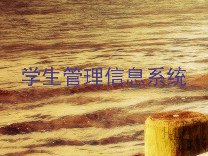 学生管理信息系统