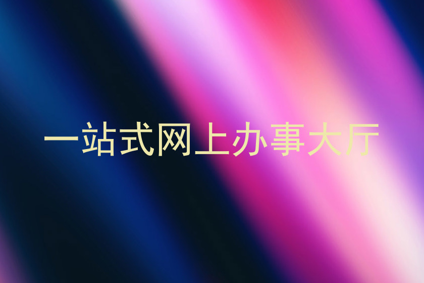 一站式网上办事大厅