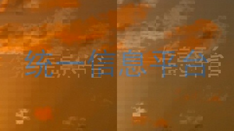 统一信息平台