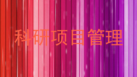 科研项目管理