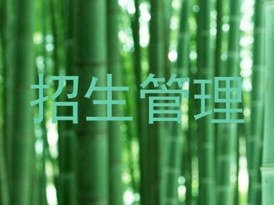 招生管理