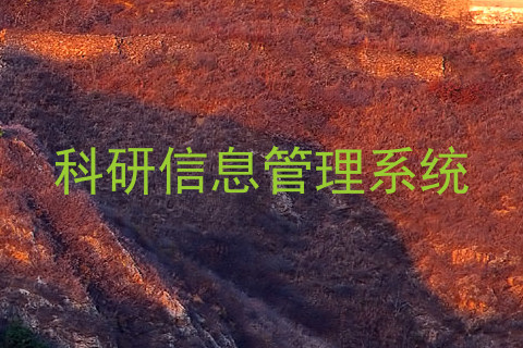科研信息管理系统