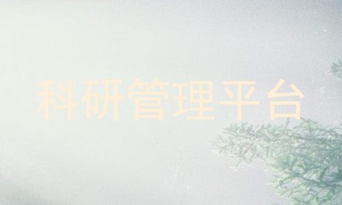 科研管理平台