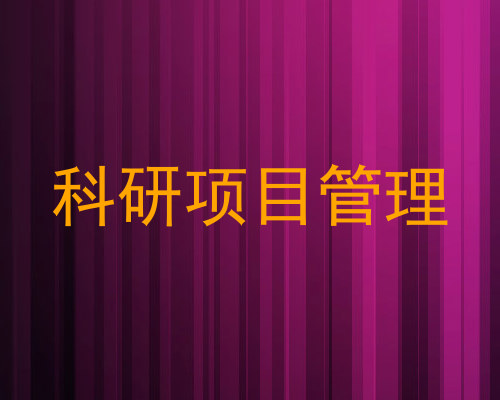 科研项目管理