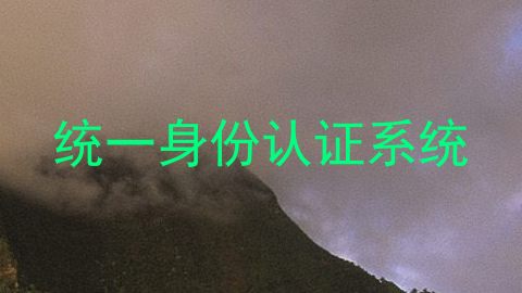 统一身份认证系统