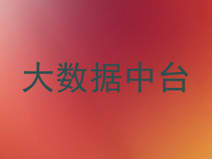 大数据中台
