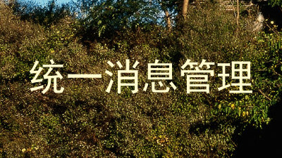 统一消息管理