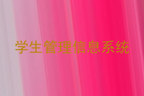 学生管理信息系统