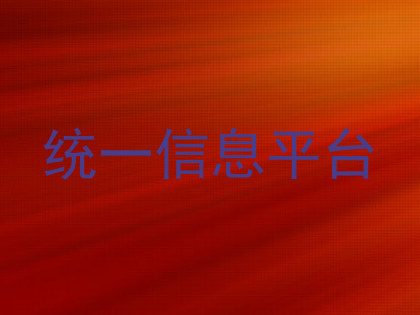 统一信息平台