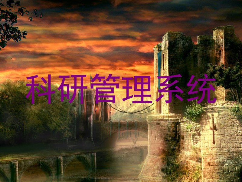 科研管理系统