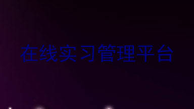 在线实习管理平台