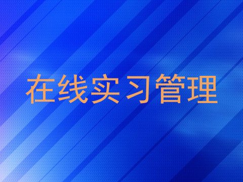 在线实习管理