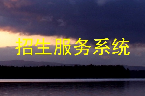 招生服务系统