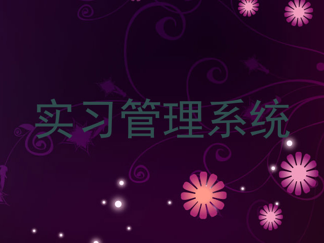 实习管理系统