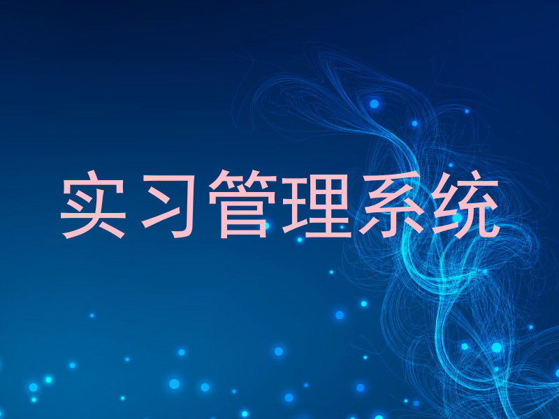 实习管理系统