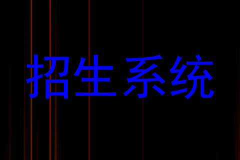 招生系统