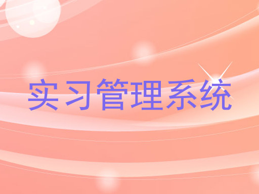 实习管理系统