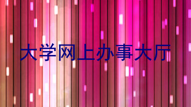 大学网上办事大厅