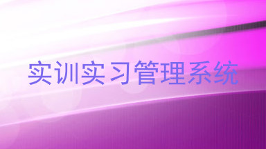 实训实习管理系统
