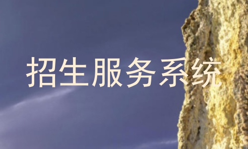 招生服务系统