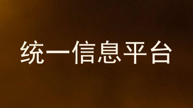 统一信息平台