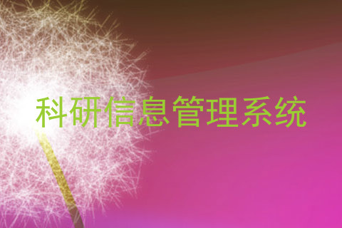 科研信息管理系统