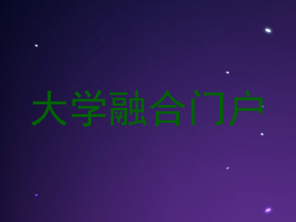 大学融合门户