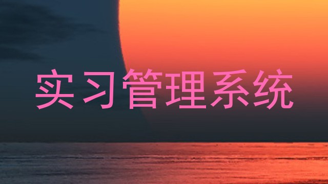 实习管理系统