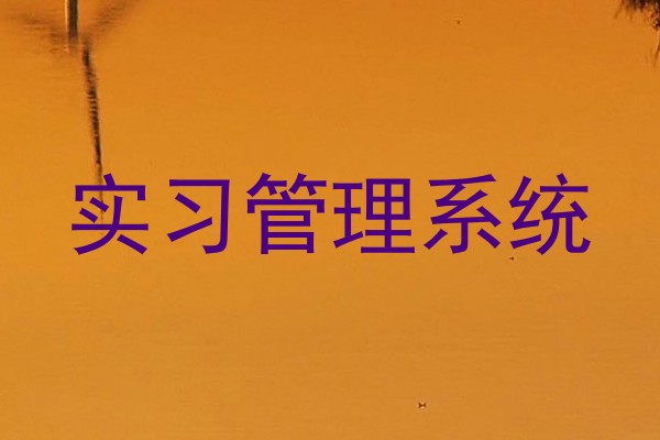 实习管理系统