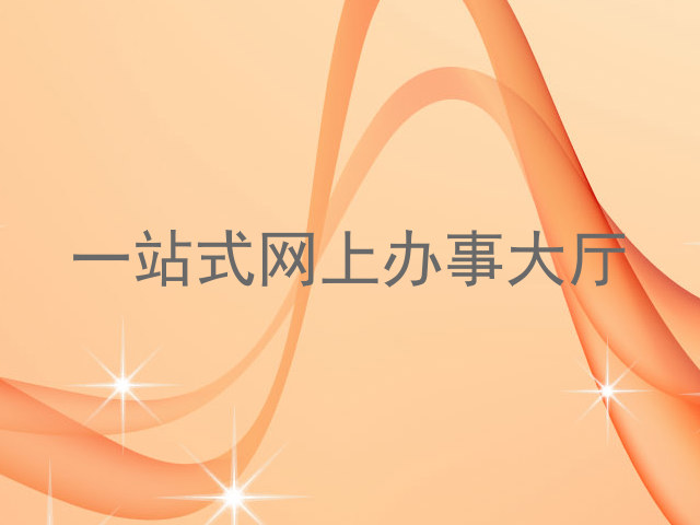 一站式网上办事大厅
