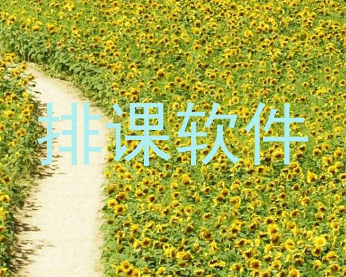 排课软件