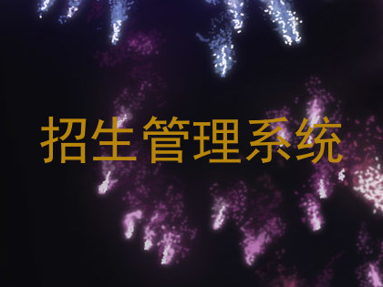 招生管理系统