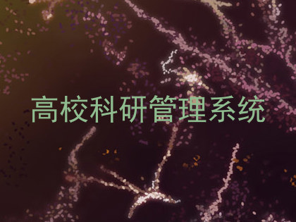 高校科研管理系统