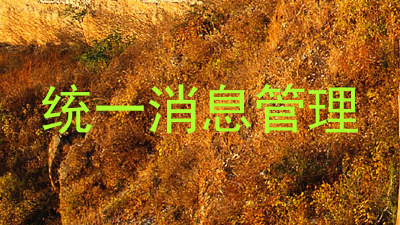 统一消息管理