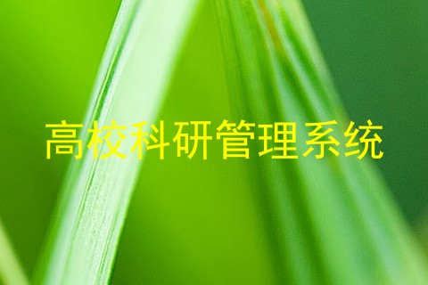 高校科研管理系统