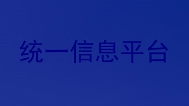统一信息平台