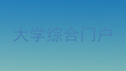 大学综合门户