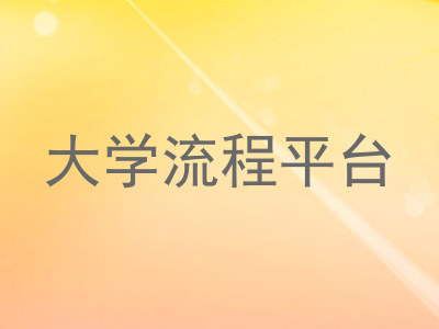 大学流程平台